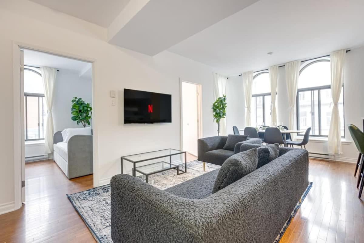 M11 Gorgeous Bright Corner 2Br In Heart Of Mtl Appartement Montréal Buitenkant foto